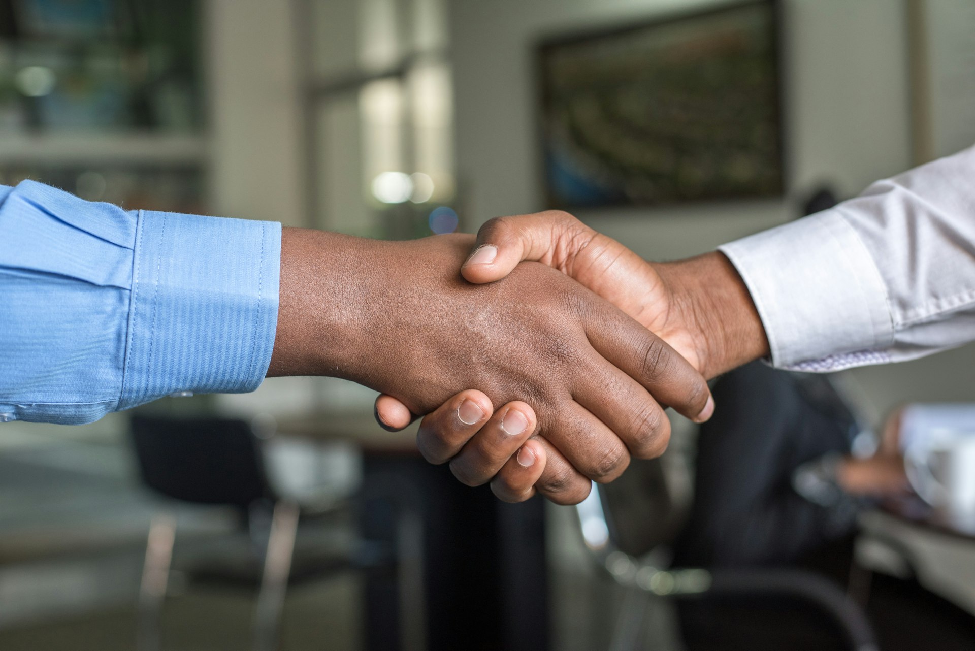 Handshake, professional meeting